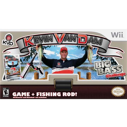 Jogo Kevin Van Dam s Big Bass Challenge C Vara De Pescar Wii Jogos Jogo Kevin Van Dam s Big Bass Challenge C Vara De Pescar Wii Jogos