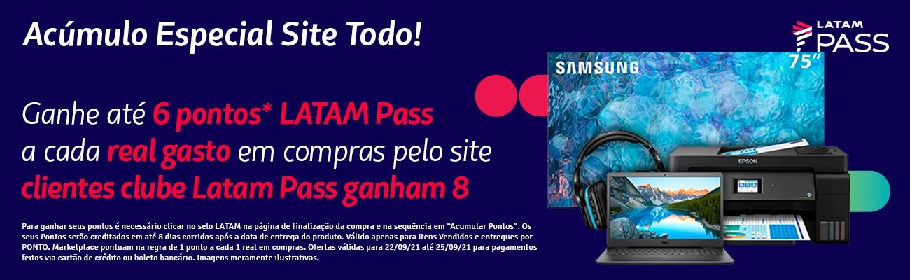LATAM Ponto 8 pontos