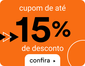 Cupom de 15% de desconto