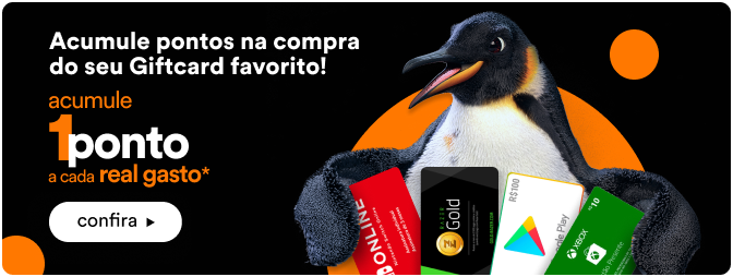 Acumule 1 ponto a cada real gasto