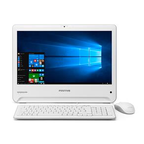 Computador Positivo All in One Union UD3531 com Intel® Dual Core, 4GB, 32GB SSD, Leitor de Cartões, HDMI, Wireless, Webcam, LED 18.5" e Windows 10