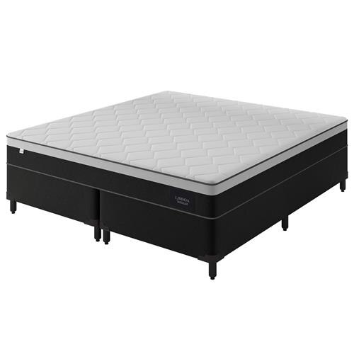 Cama Box + Colchão Queen Size Plumatex Lisboa com Pillow Inn e Molas Ensacadas 62x158x198 cm - Branco/Preto é boa?