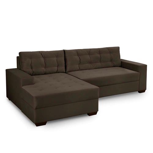 Sofá 3 Lugares American Comfort Larissa com Chaise Lado Esquerdo em