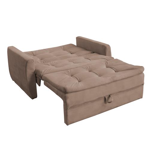 Sofácama Matrix Taylor em Tecido Veludo Sofáscamas Ponto Frio