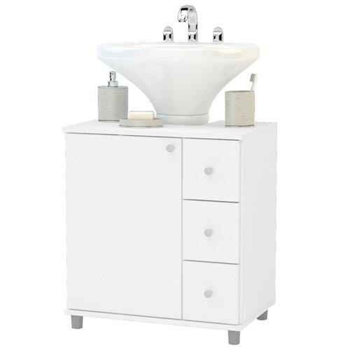 Gabinete Politorno para Banheiro com Gavetas - Branco é ruim? Gabinete Politorno para Banheiro com Gavetas - Branco é boa?