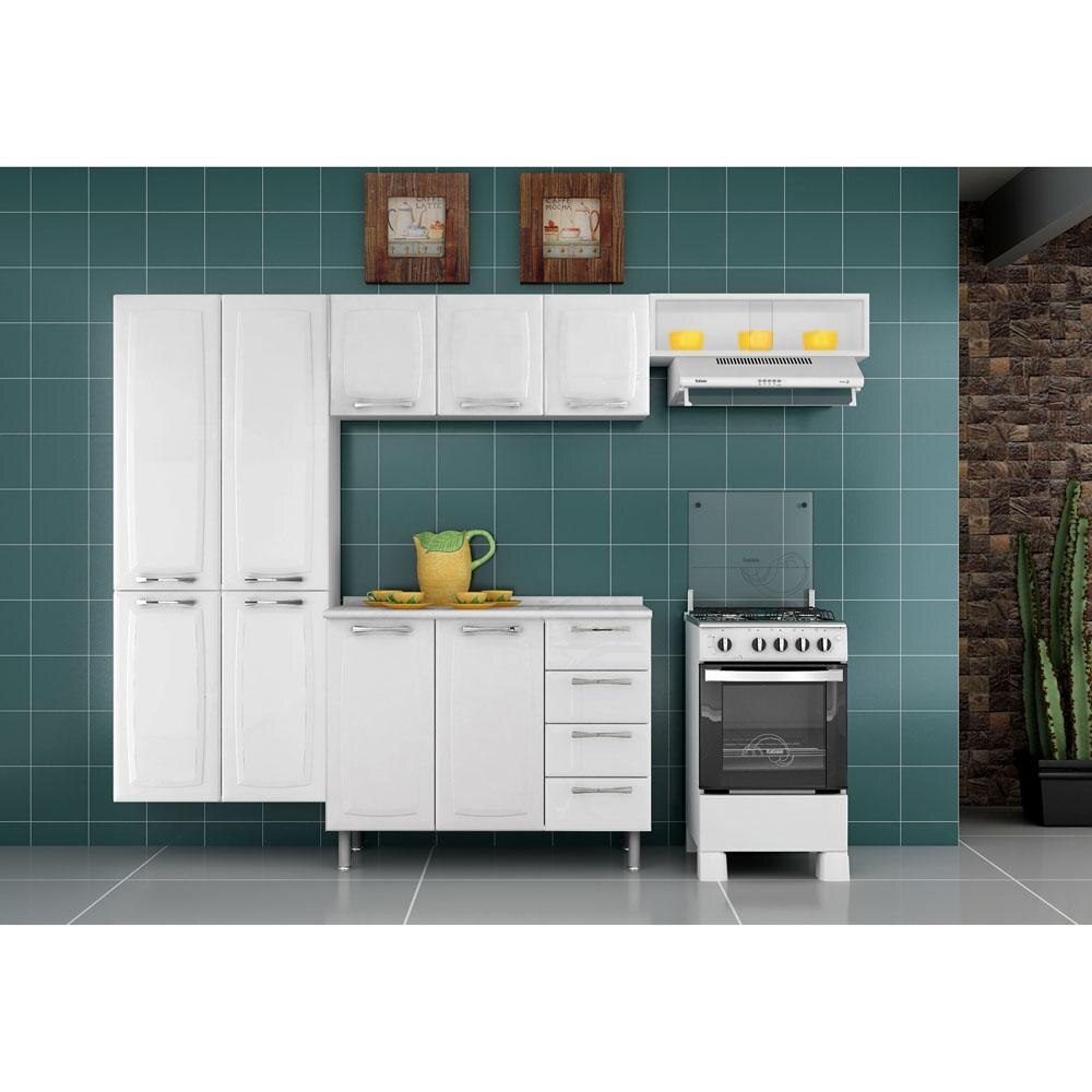 Cozinha Compacta Itatiaia Anita Smart Com 4 Pe As Branco Fog O Cozinha Compacta Itatiaia Anita Smart Com 4 Pe As Branco Fog O