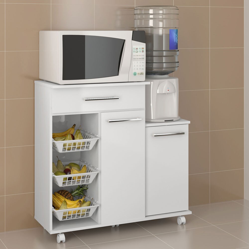 Balc u00e3o para Micro Ondas Ditália com Fruteira, 2 Portas e 1 Gaveta Balcões e Fruteiras no Artesanato Em Mdf Osasco ~ Balc u00e3o para Micro Ondas Ditália com Fruteira, 2 Portas e 1 Gaveta Balcões e Fruteiras no