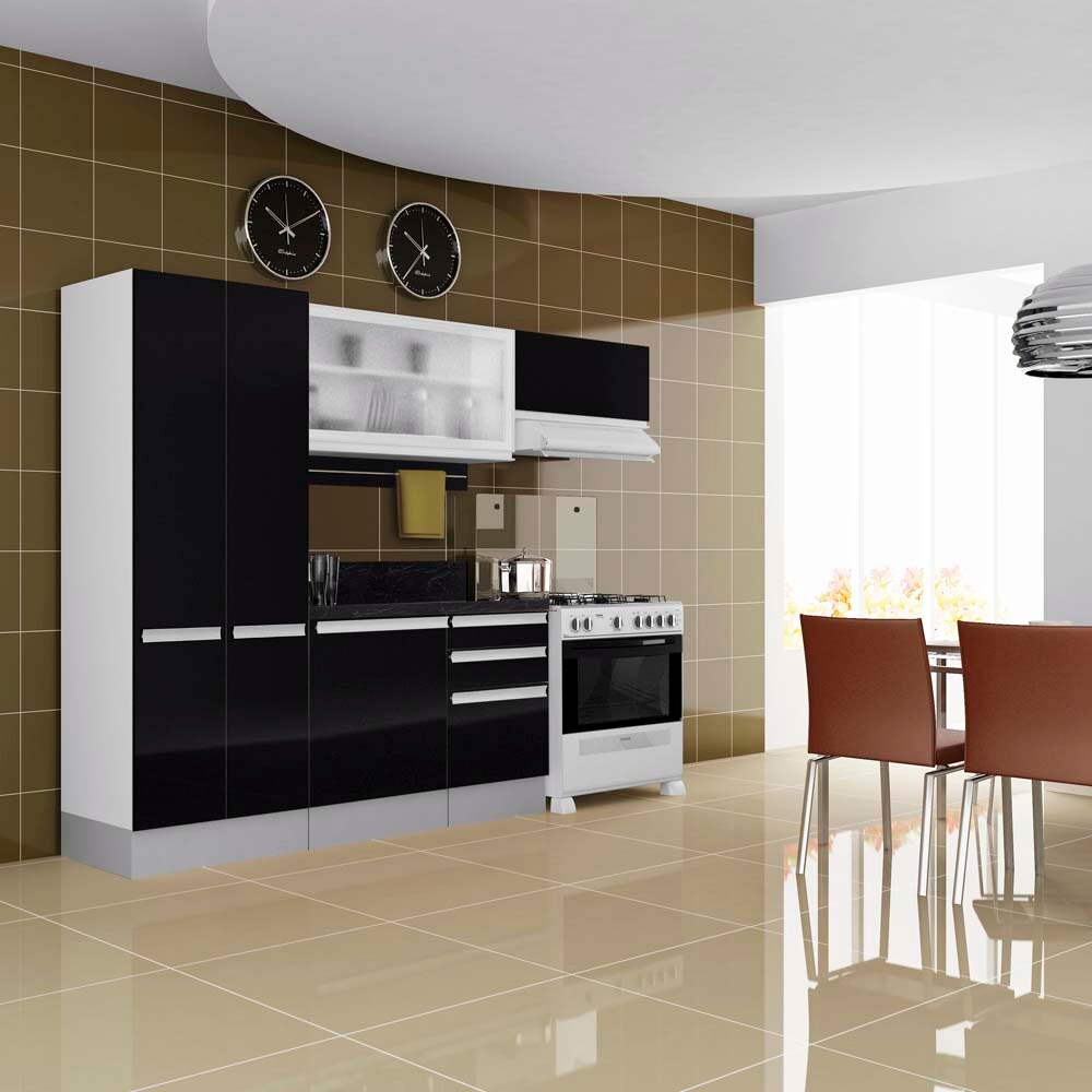 Cozinha Compacta Itatiaia Futura 4 Pe As Preto Branco Cozinha Cozinha Compacta Itatiaia Futura 4 Pe As Preto Branco Cozinha