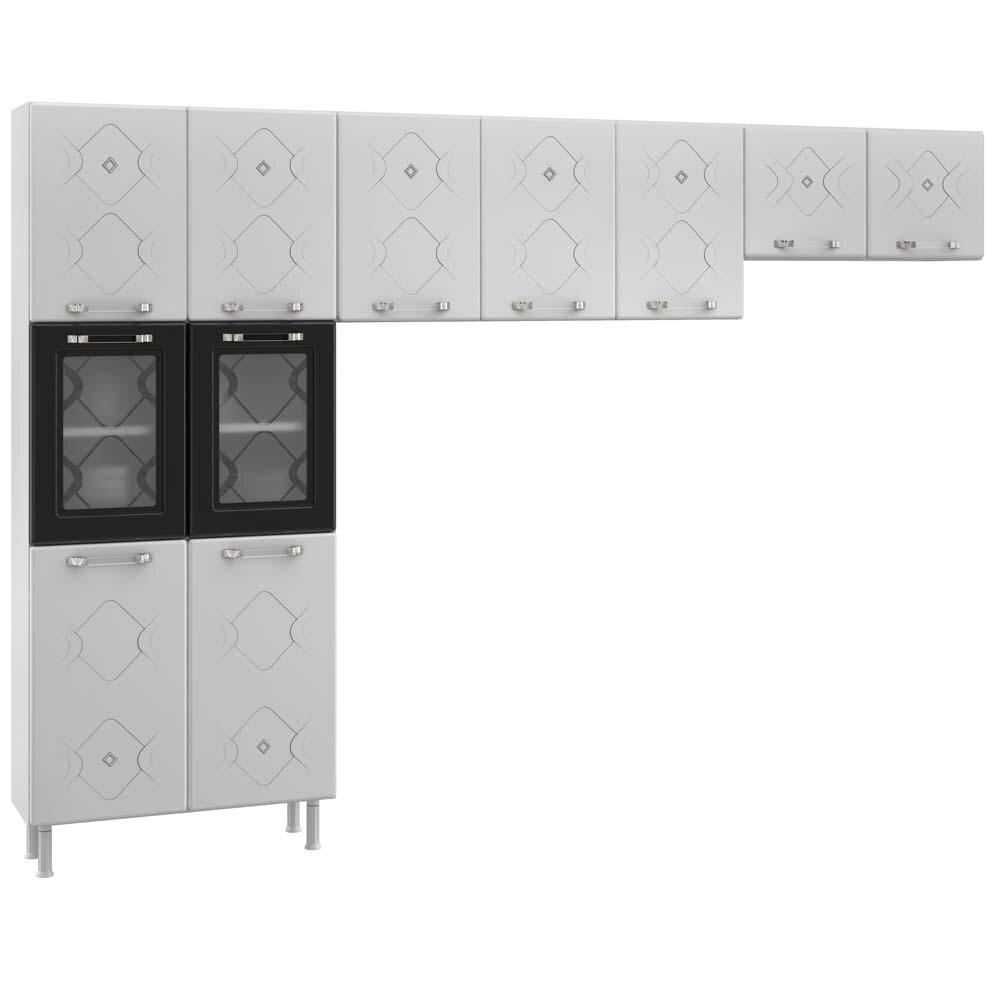 Cozinha Compacta Telasul Mirage Com 3 Pe As E 11 Portas Cozinha Cozinha Compacta Telasul Mirage Com 3 Pe As E 11 Portas Cozinha