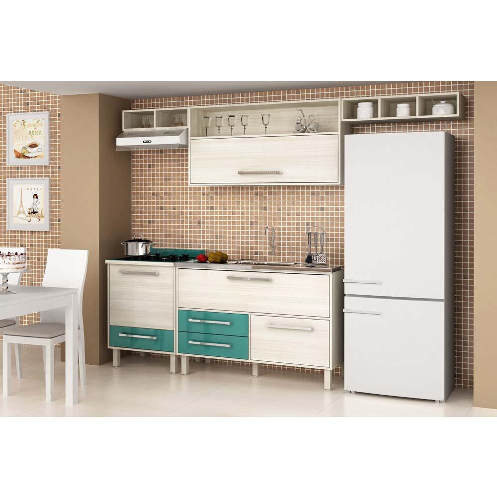 Cozinha Palmeira Maia Ii 5 Pe As Com 4 Portas E 3 Gavetas Cozinha Palmeira Maia Ii 5 Pe As Com 4 Portas E 3 Gavetas