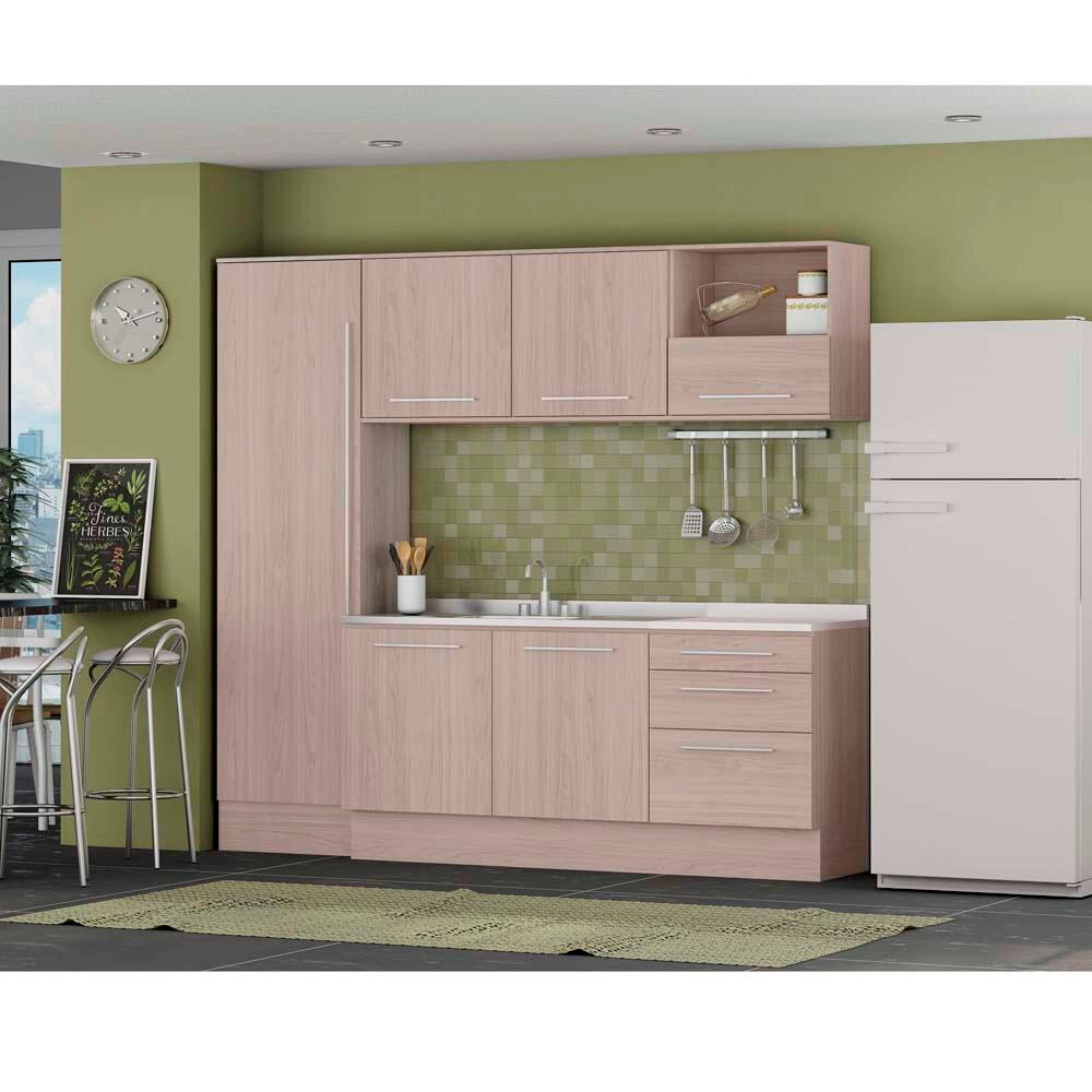 Cozinha Compacta Kappesberg Unique Com 6 Pe As 6 Portas E 3 Gavetas Cozinha Compacta Kappesberg Unique Com 6 Pe As 6 Portas E 3 Gavetas