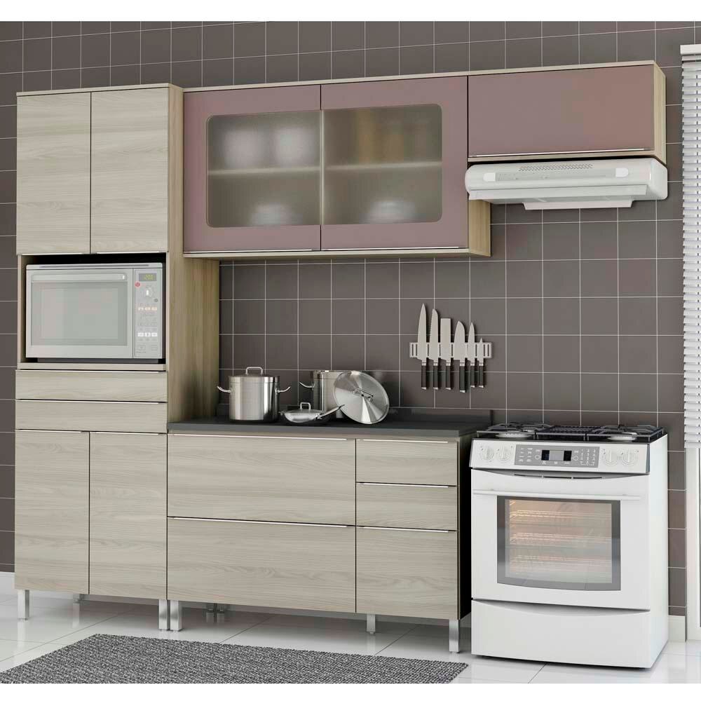 Cozinha Compacta Kappesberg Versatti 5 Pe As Com 9 Portas E 3 Cozinha Compacta Kappesberg Versatti 5 Pe As Com 9 Portas E 3