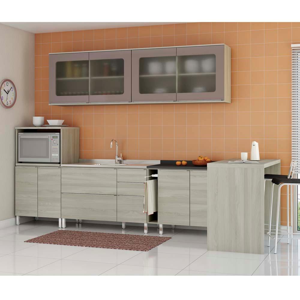 Cozinha Compacta Kappesberg Versatti 8 Pe As Com 10 Portas E 3 Cozinha Compacta Kappesberg Versatti 8 Pe As Com 10 Portas E 3