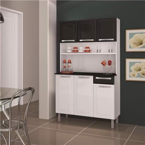 Cozinha Compacta Itatiaia Rose Com 6 Portas E 1 Gaveta Cozinha Cozinha Compacta Itatiaia Rose Com 6 Portas E 1 Gaveta Cozinha