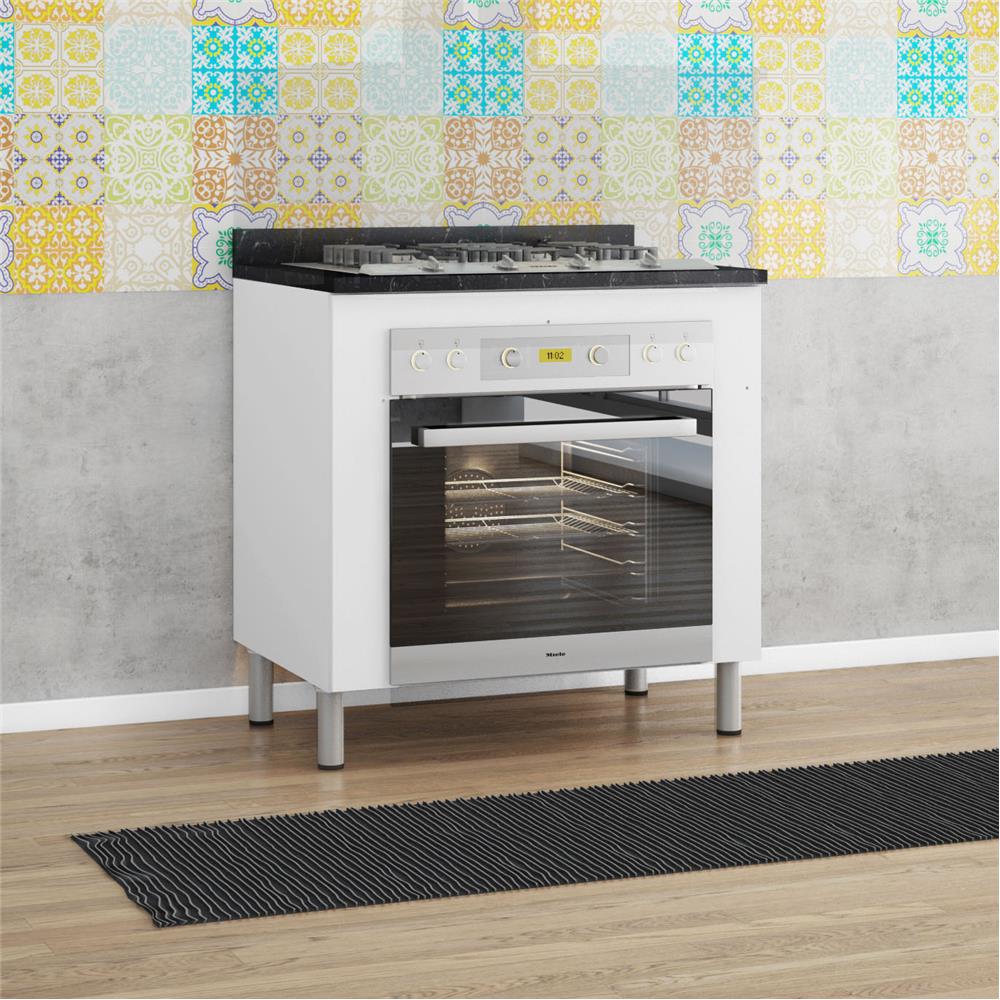 Balcão para Forno e Cooktop 4 Bocas Bartira Izabel Cozinha Modulada