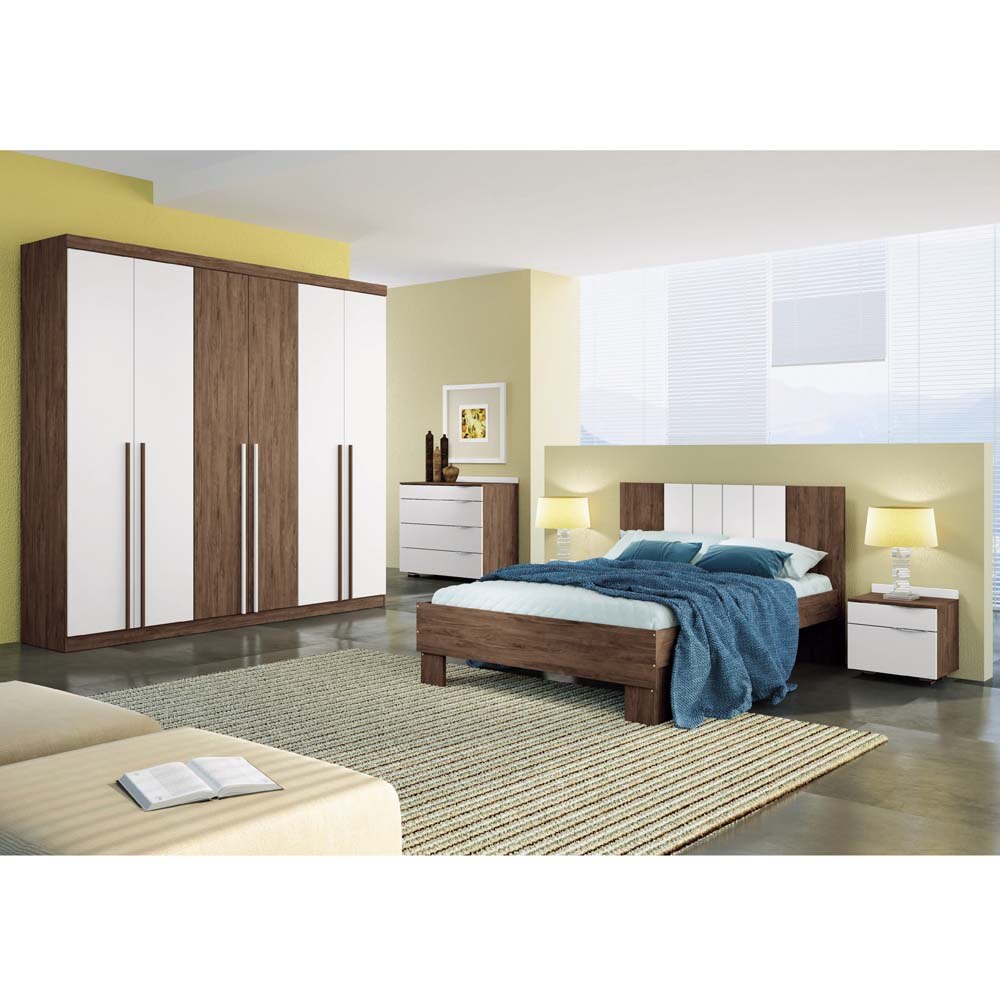 Guarda Roupa 6 Portas E 4 Gavetas Cama De Casal C Moda ~ Decoração De Quarto De Casal Com Armario Embutido Guarda Roupa 6 Portas E 4 Gavetas Cama De Casal C Moda ~ Decoração De Quarto De Casal Com Armario Embutido
