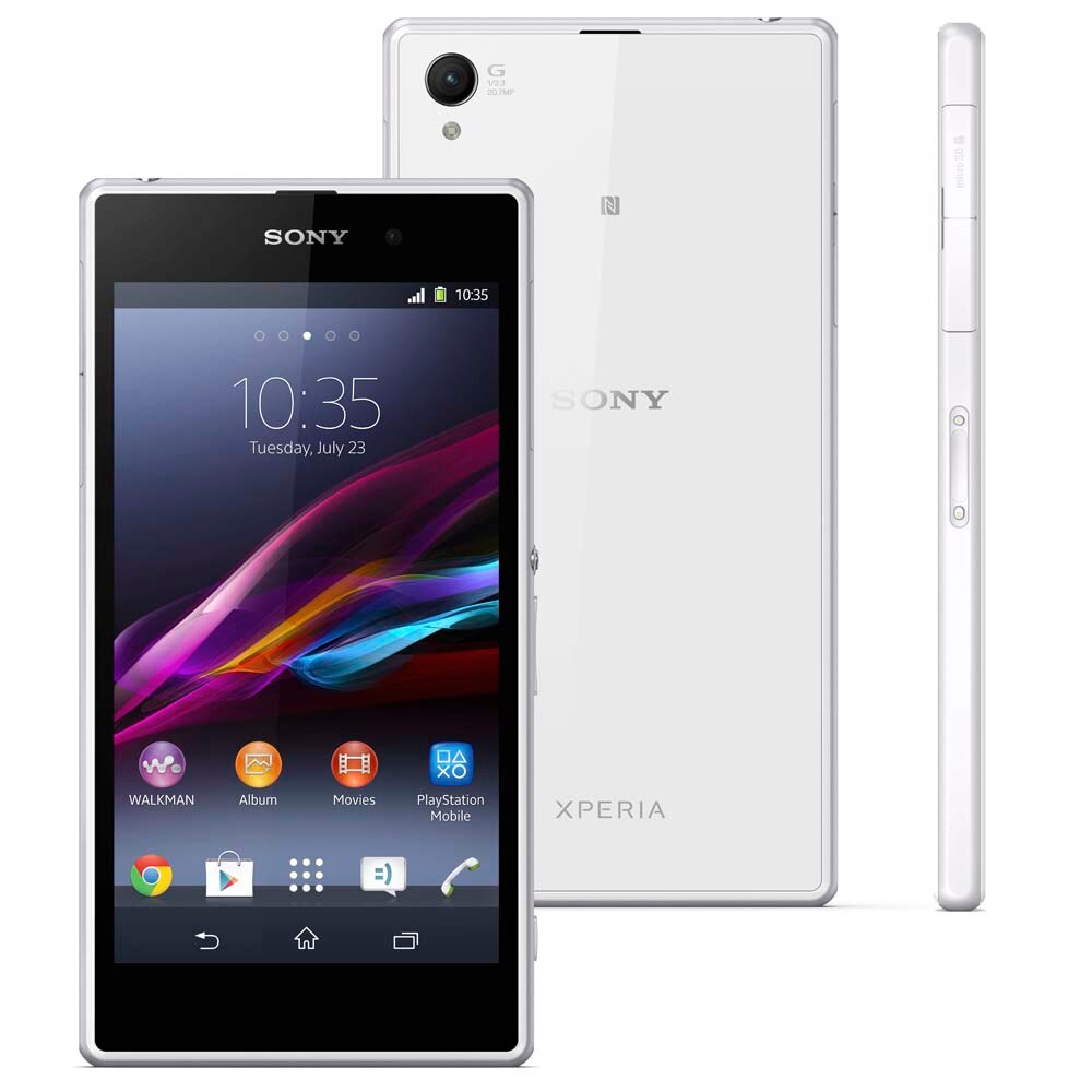 Celular Desbloqueado Sony Xperia Z1 Branco com Tela 5
