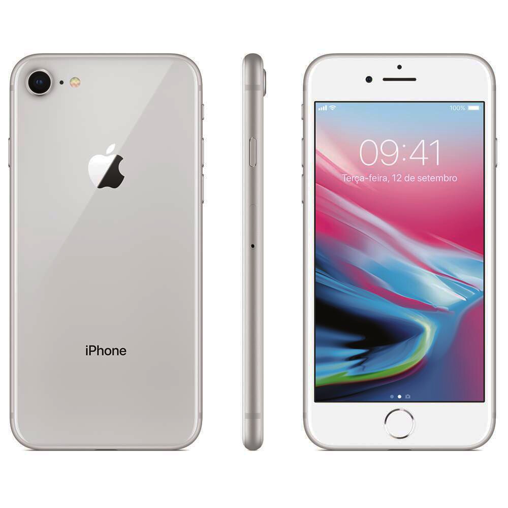 iPhone 8 Apple com 256GB, Tela Retina HD de 4,7”, iOS 11