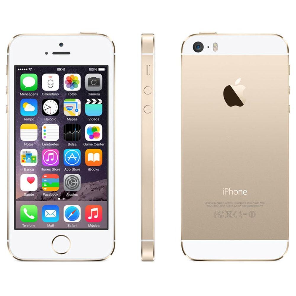 Iphone 5s Apple 16gb Com Tela 4 Ios 7 Touch Id Câmera 8mp Wi Fi