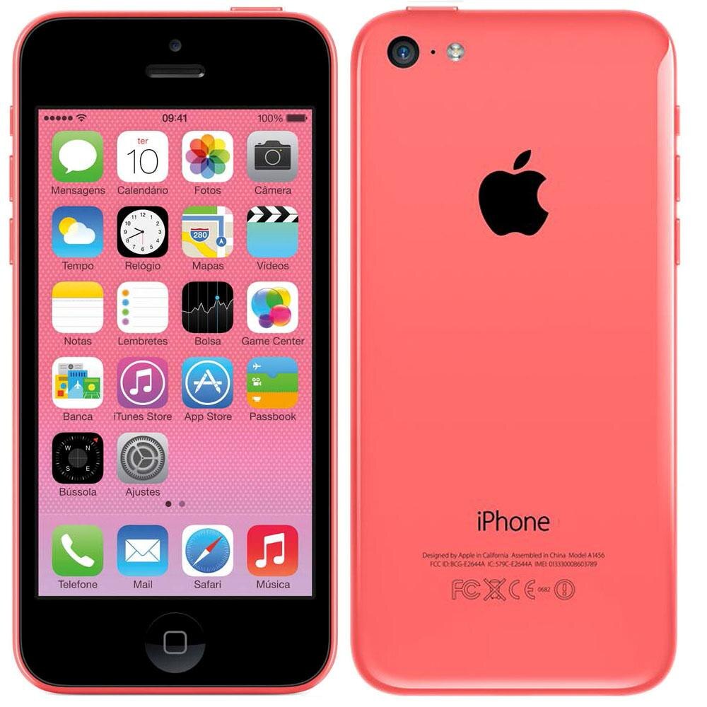 iPhone 5c Apple 8GB com Tela de 4”, iOS7, Câmera 8MP