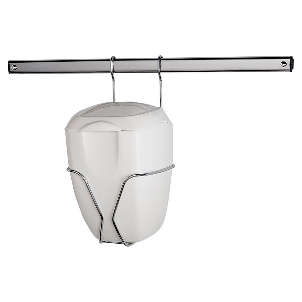 Suporte Euro Home Com Lixeira De Pl Stico Org3190 Em A O Cromado Suporte Euro Home Com Lixeira De Pl Stico Org3190 Em A O Cromado