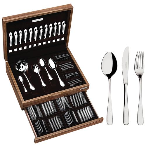 Faqueiro Tramontina Inox Continental com Estojo de Madeira - 101 Peças é ruim? Faqueiro Tramontina Inox Continental com Estojo de Madeira - 101 Peças é boa?