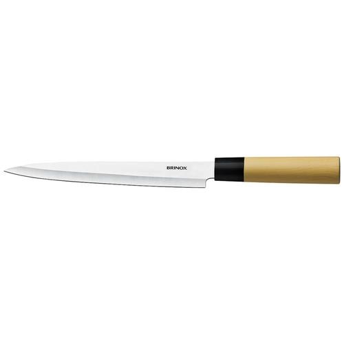 Menor preço em Faca para Sushi e Sashimi Brinox Samurai em Aço Inox 2504/305 8,4"