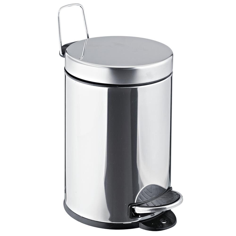 Lixeira Brinox Com Pedal Decorline Em A O Inox 5 L Para Banheiro Lixeira Brinox Com Pedal Decorline Em A O Inox 5 L Para Banheiro