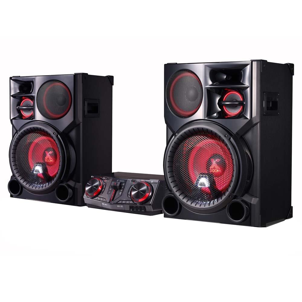 Mini System XBomm LG CJ98 com Multi Bluetooth Dual USB Antena FM