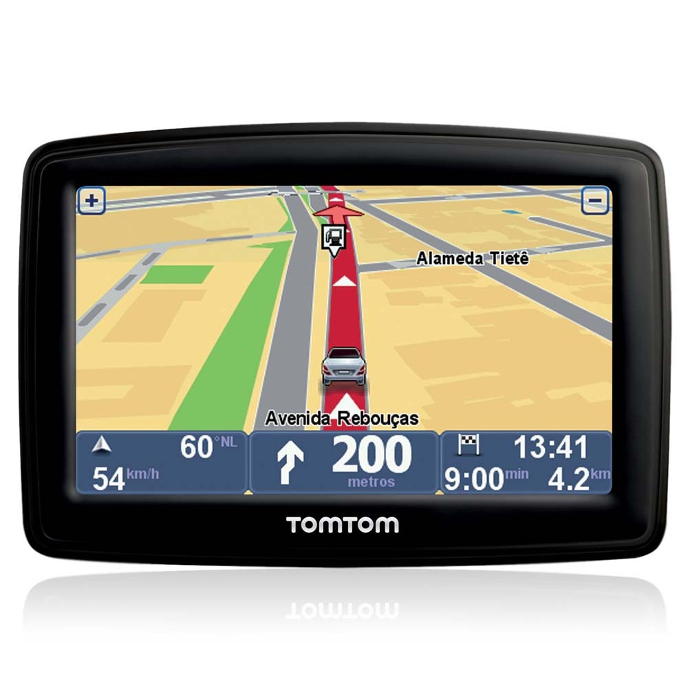 Navegador GPS TomTom Start 45 Prime Brasil com Tela de 4.3” - Preto