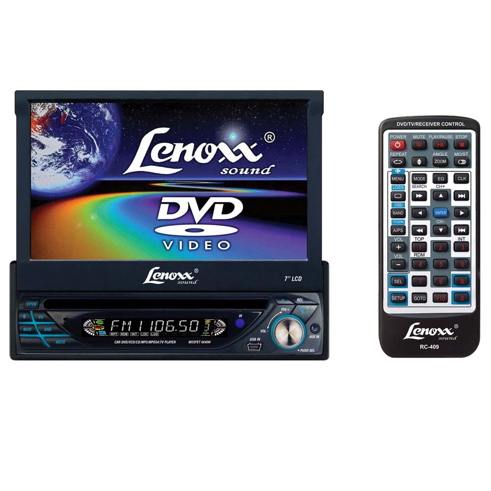 DVD Player Automotivo Lenoxx Sound AD 1860 com TV Digital, Tela Touch