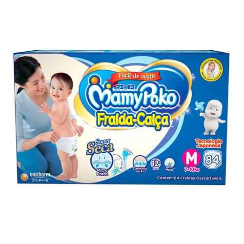 Fralda Mamypoko Calça Super M - 84 unidades é boa?