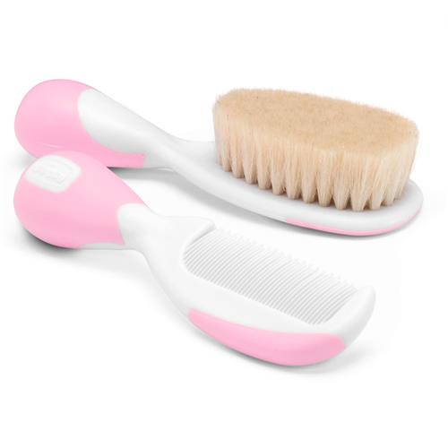 Escova e Pente Chicco com Cerdas Naturais – Rosa Menor preço em Escova e Pente Chicco com Cerdas Naturais – Rosa