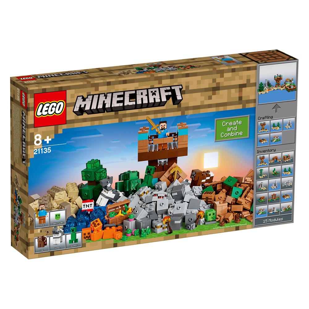 lego a caixa de minecraft 2 0 717 peças lego no pontofrio com