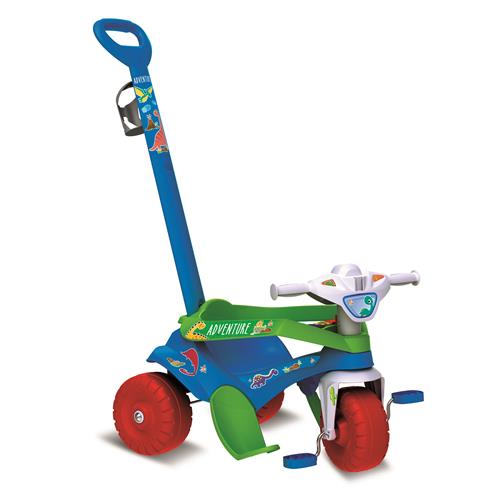 Triciclo Bandeirante Motoka Passeio Adventure com Pedal – Azul/Verde/Branco é boa?