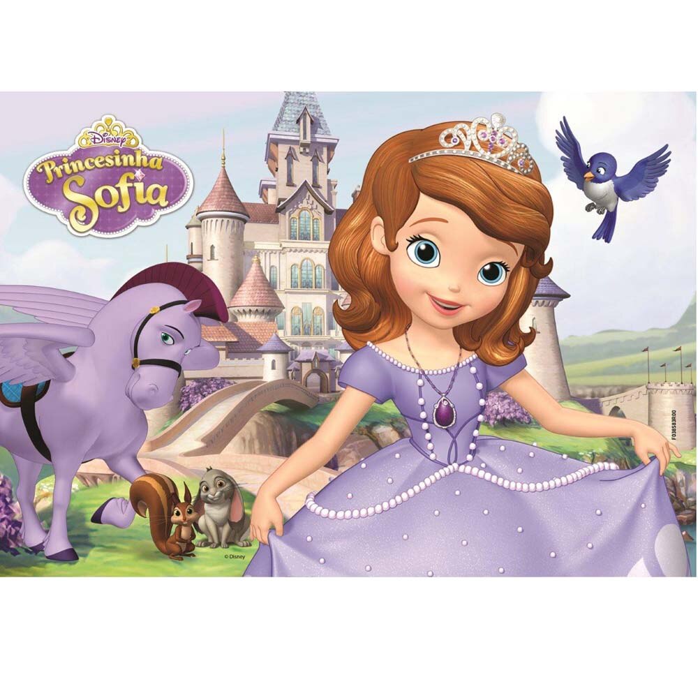quebra cabeça grow princesinha sofia 3067 30 peças quebra cabeça