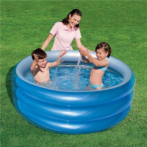 Piscina Redonda Bestway Metálica 3 Ring Pool 736 L - Azul é boa?