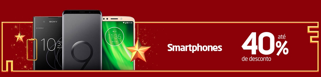 Presentes Smartphones Com até 40% de desconto