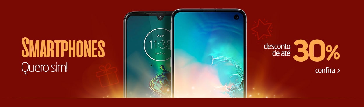 Smartphones até 30% de desconto - Clique e Confira
