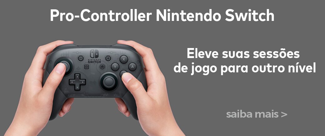 Pro-controller controle Nintendo Switch - eleve suas sessoes de jogos para outro nivel