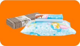Cama e banho com diversão