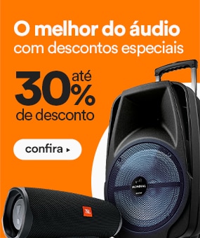 O melhor do áudio com descontos especiais de até 30%