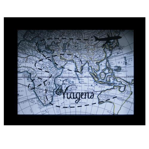 Menor preço em Quadro Kapos Cofre Travel Preto - 13x18cm