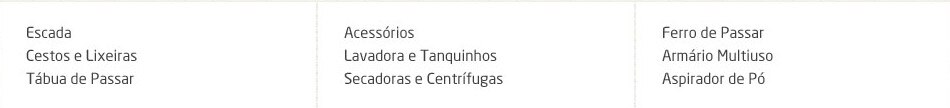 Produtos Lavanderia