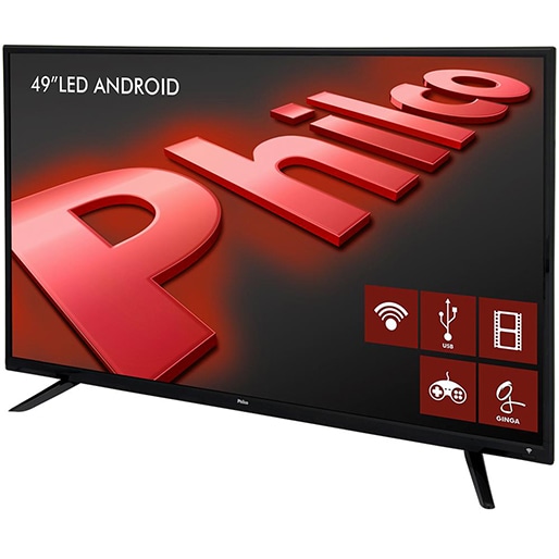 Menu multi-idiomas Smart TV LED Full HD Philco PH49F30DSGWA ApToide