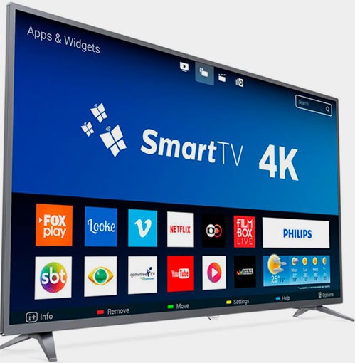 Smart TV Philips 50PUG6513 entretenimento