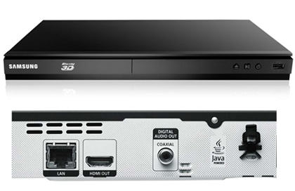 Conexões do Blu-Ray Samsung Smart BD-E5500/ZD