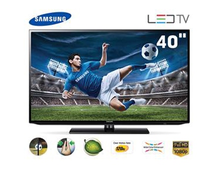 TV LED Samsung 40” Série UN40EH5000 Full HD  - Recursos para sua experiência de ver TV ser completa