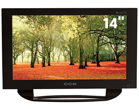 TV CCE L144 com tela LED de 14 polegadas