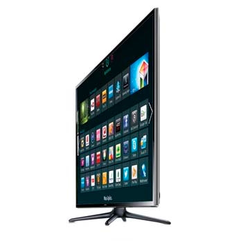 Smart TV 3D Slim LED 46” Samsung 46F6400 Full HD de lado